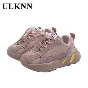 Sporty dziecięce Sneakers 2021 Boy's Casual Shoes Girls Różowe Buty Runningowe Wypoczynek Białe Buty Toddler Baby Sneakers 21-36 G1025