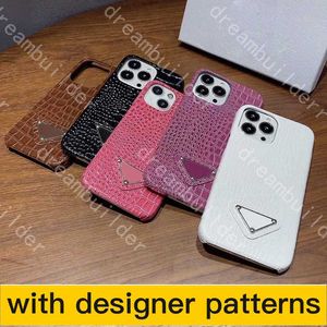 مصمم الحالات الهاتفية للأزياء لـ iPhone 15 Pro Max 14 15 Plus 13 11 12 14 Pro Max X XS XR XSmax Case Corcodile Skin Leather Samsung S23 S23Plus S23P Note 10p 20U Cover