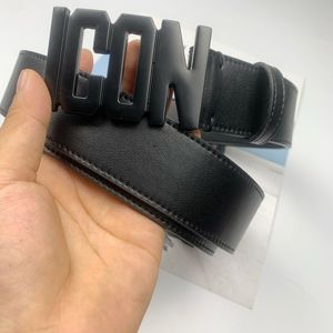 2021 Luxury Brand Designer Belt for Men High Guality Fashion Casual Business Leather Letter Buckle ICON Waistband Ceinture Homme