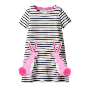 Abiti estivi per bambini Tessuto di cotone con frutta Stampata Moda Ragazze Abito Abbigliamento per bambini Principessa Party Girl 210529