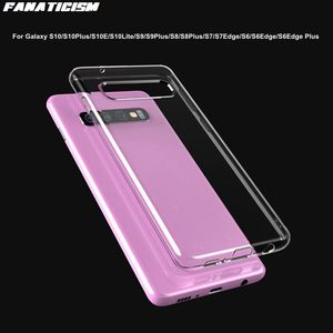 Wholesale galaxy s6edge resale online - Slim mm Soft TPU Anti knock Clear Phone Cases For Samsung Galaxy S9 S9Plus S8 S8Plus S7 S7Edge S6 S6Edge Plus Back Cover