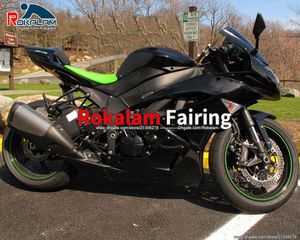 2011 2012 Carenature nere per Kawasaki ZX6R ZX-6R Ninja Ricambi moto ZX636 ZX 6R Carenatura bici da strada (stampaggio ad iniezione)