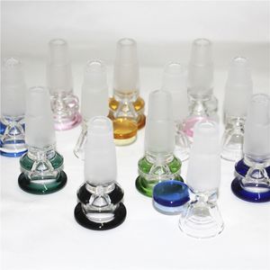 Haishahs Glass Bowls Grube Pyrex z 14mm 18mm 2 w 1 Kolorowe tytoń Zioło Wody Bong Bonk Kawałek do palenia