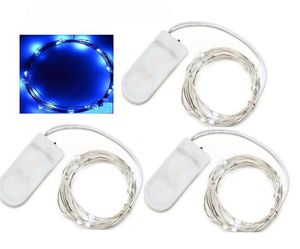 2021 Hücre Pili Çalışan 7ft 2m 20led Mini LED String Işık Su Geçirmez LED LIDY PARİK Düğünü için