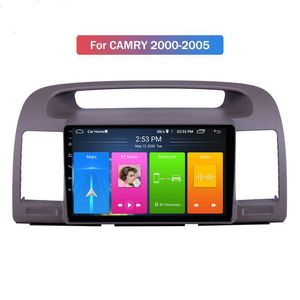 Lecteur dvd de voiture 9 pouces système multimédia écran tactile double din android stéréo bluetooth/USB/gps avec caméra pour TOYOTA CAMRY 2000-2005