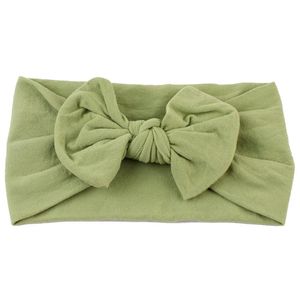 Baby Girls Wide Bow Headbands Barn Mjuka Elastiska Bowknot Hårband Barn Hårtillbehör Hårband Prinsessan Huvudbonad 22 Färger