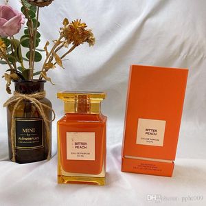 Perfume neutro para mulheres e homens spray 100ml3.4floz edp pêssego pêssego charmoso cheiro garrafa de vidro de longa duração entrega rápida a mesma marca