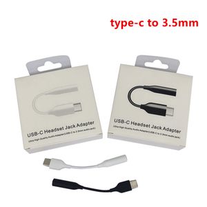 ذكور من النوع-C USB-C إلى محول كبلات سماعة سماعة 3.5 ملم AUX AUX Audio Female Jack for Samsung Note 10 20 Plus
