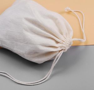 2021 Smycken Linen Drawstring Bag 9x12cm (3.5x4,75 tum) Baby shower födelsedagsfest godisförpackning säck halsband armband gåva påse