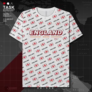 Magliette da uomo Inghilterra Inglese ENG UK Maglietta ad asciugatura rapida Moda Allenamento Casual Corsa Marche Traspirante Abbigliamento sportivo estivo