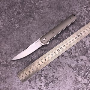 Boker Kwaiken Rulman Yıkayıcılar Flipper Katlanır Bıçak D2 Stonewashed Blade Titanyum Kolu Açık Kamp Avcılık EDC Araçları