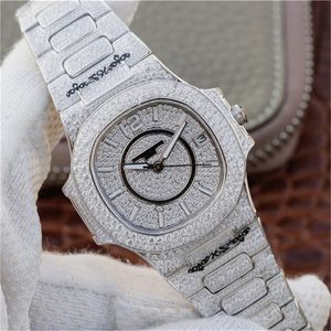 DM Montre De Luxe, 37 мм, оригинальный калибр 324SC, автоматический механизм, корпус из 18-каратного золота, инкрустированный вручную южноафриканскими бриллиантами. Часы женские часы Наручные часы