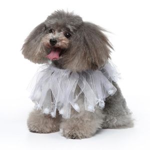 キャットカラーリードペット犬ネックカラードリームスカーフ唾液タオルの子犬リボンの装飾ドレスアップパーティーコスチュームサプライ
