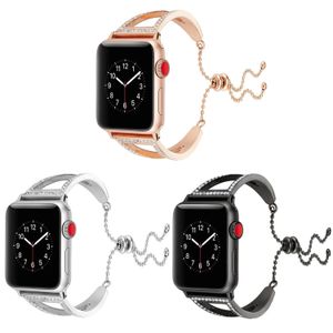 Apple Watch用のキラキラダイヤモンドブレスレットストラップウルトラ49mmバンドシリーズ8 7 6 SE 5 4 3 2 1ジュエルステンレススチールストラップiWatch 41mm 45mm 42mm 38mm 40mm 44mmリストバンド