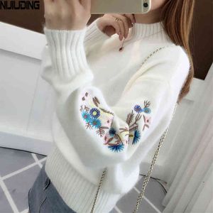 Sweater Pullover Loose Autumn Long-sleeved Korean Round Neck Lazy Knitted Bottoming Shirt Early Spring Top 210514