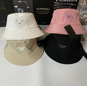 Fashion Designer Letter Bucket Hat For Mens Womens Foldable Caps 8Style Fisherman Beach Sun Visor Wide Brim Hats Folding ladies Bowler Cap