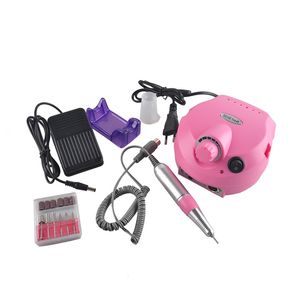 110/220 V 30000 RPM Pro Elektrikli Nail Art Matkap Dosya Bitleri Makinesi Manikür Kiti Profesyonel Salon Ev Tırnak Araçları Seti