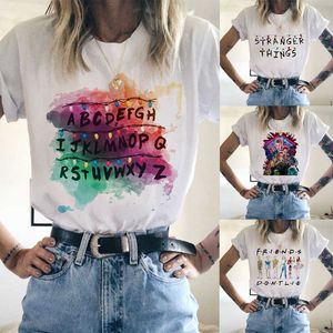 Stranger Things 3 T Shirt Harajuku Streetwear Women Hip Hop Oversized t-shirt Men Camisetas Short Sleeve Graphic Tees Kpop X0621