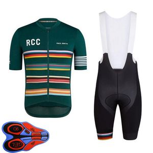 Herr Rapha Team Cykeltröja haklappshorts Set Racing Cykelkläder Maillot Ciclismo sommar snabbtorkande MTB Cykelkläder Sportkläder Y21041025