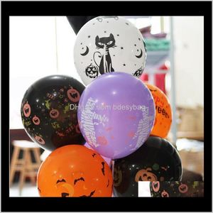 Evenement Feestelijke feestartikelen Huis Tuin Type Mini Halloween Skull Aluminium Filmballon cm Decoratie voor Pasen is beschikbaar