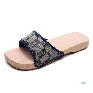 Summer Wood Cogs Geta Tisters Wood Cogs for Women Kimono Flip-Flops Shoes Chinese Traditionella utomhussandaler