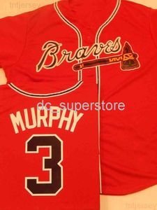 Custom DALE MURPHY Sewn Baseball JERSEY New RED Stitch Any Name Number Men Women Youth baseball jersey