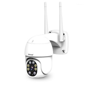 SRICAM SP028 2.0MP WIFI IP Kamera IP66 Su Geçirmez Açık AI İnsan Vücudu Algılama Renk Gece Görüş CCTV Bebek Monitörü Kameralar1