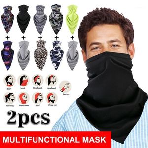 Stilleri Windproof Sky Sürme Eşarp Bandana Buz Bisiklet Yüz Boyun Gaiter Balıkçılık Açık Yürüyüş Güneş Koruma Sokak 2 adet Caps Maskeleri