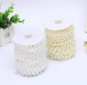 Party Decoration 15 Meters Ivory/White Teardrop Beads Garland String For Wedding Holiday Centerpiece Scene