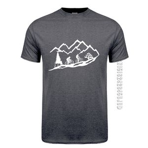 MTB Mountain Biking T Shirt Summer O Neck Cotton Cool T shirts Birthday Gift Tshirt Tee Unisex Mans