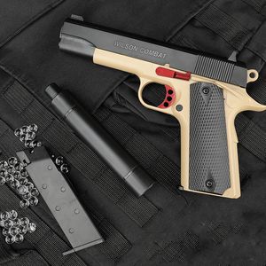 M1911 Water Bullet Crystal Bomb Pistola giocattolo manuale Silah con proiettili per adulti Bambini Blaster Pistol Giochi all'aperto