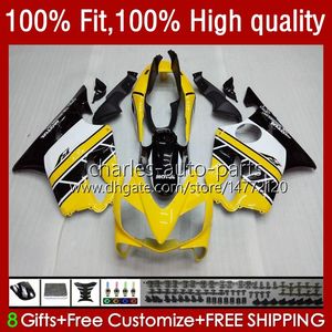 Spritzgussform für HONDA CBR Gelb Schwarz 600F4i 600 F4i FS CC F4 i 2004 2005 2006 2007 Karosserie 55Nr.116 CBR600F4i CBR600FS 04-07 600CC CBR600 F4i 04 05 06 07 OEM-Verkleidungsset