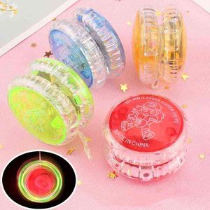 Klasyczne Dzieci Ciekawe Plastikowe LED Luminous High Speed ​​Yoyo Ball Kolorowe Flash Zabawki Dla Dzieci Ulubione Dzieciństwo Gra Gifts G1125