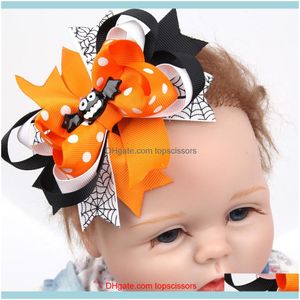 Aessories Narzędzia ProductschildRens Krawę do włosów Manual Bow Childrens Festival Hair Clips The Bat Clip Promocja Drop Dostawa 2021 SSND7