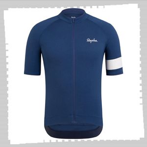 Pro Team Rapha Cykling Jersey Mens Sommar Snabb Torka Sport Uniform Mountain Bike T Shirts Väg Cykel Toppar Racing Kläder Utomhus Sportkläder Y210412100