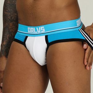 Märke sexiga g-strängar för män gay jockstrap män underkläder stringtrosa g-string andas cueca tanga ropa interiör hombre gay bikini mesh