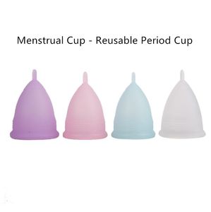 Coppetta mestruale 2PACK, coppetta mestruale riutilizzabile per l'igiene femminile, alternativa a tampone e assorbente, utenti esperti e flusso super pesante, morbido, flessibile, silicone per uso medico