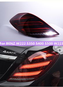 For W222 2014-20 LED rear lamp S350 S400 S500 W223 LED Fog Lights DRL Day Running Light Tuning Car Accessories