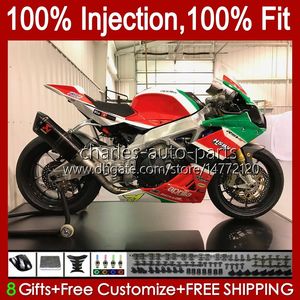 Injection Fairings For Aprilia RSV4 RSV-1000 RSV 1000 RSV1000 R RR 09 10 11 12 13 14 15 39No.54 RSV1000RR 2009 2010 2011 2012 2013 2014 2015 RSV1000R 09-15 Green red Kit