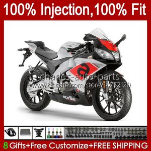 Injektionsfeedningar för Aprilia RSV4 RSV-1000 RSV 1000 RSV1000 R RR 09 10 11 12 13 14 15 39NO.71 RSV1000RR 2009 2010 BLK Silver 2011 2012 2013 2014 RSV1000R 09-15 Kit