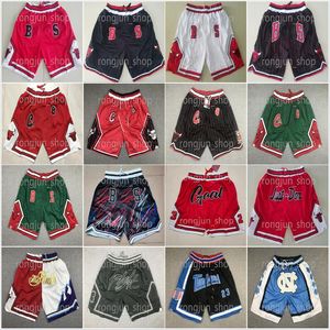 Männer Team Basketball Shorts Just Don Short Hip Pop Sport tragen Pant