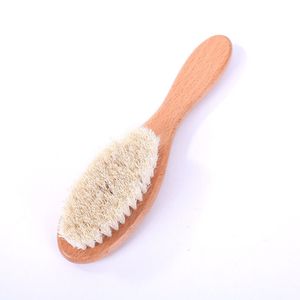 Hurtownie Drewniane Hair Combs Brush Torba Powietrzna Masaż Grzebień Masażer Wood Wool Szczotki do kąpieli A216181