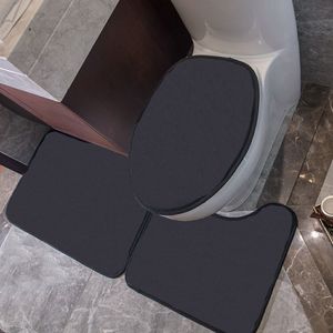 Guldbrev Toalettstolar Simple Porträtt Inomhus Badrum Dörrmatta Klassisk Non Slip Foot Pad Fashion Absorberande Maskintvättbara Pads