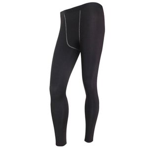 Calças masculinas homens quentes longas camadas de bases térmicas colegas de roupa interior de pelúcia cintura elástica fina leggings