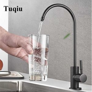 Rubinetto filtro per acqua potabile diretta da cucina Rubinetto RO in acciaio inossidabile 304 Sistema di purificazione Osmosi inversa robinet cuisine torneira 210724