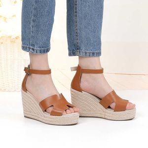 Sapatos Mulher Sapato Feminino Tienda Soludos Sandały Na Koturnie Buty Obcas Do Sukienek Obcasy Letnia Wyprzedaż Slip On Wedge 210624