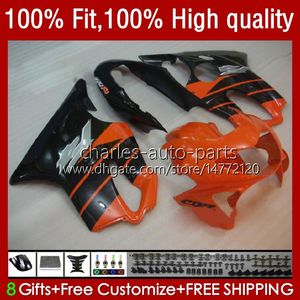 OEM Bodywork for Honda CBR 600F4I 600 F4I FS CC F4 I CBR600F4I 04-07 55NO.158 600CC CBR600 F4I 04 05 2006 2007 CBR600FS 2004 2005 06 06 06 07 06 07射出フェアリングキットブラックオレンジ