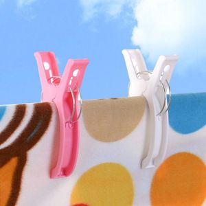 Clip per bucato Grande clip antivento Trapunta in cotone Abbigliamento Molletta in plastica Spille per asciugamani da spiaggia Morsetto a molla Clip grandi