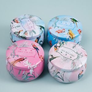 작은 둥근 깡통 촛불 촛불을 만드는 촛불 촛불 양초를 만드는 빈 금속 tins 케이스 tinplate containers 쥬얼리 캔디 초콜릿 장식품 저장 상자 1 9YY Y2