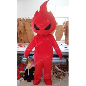 Halloween Flamme Maskottchen Kostüm Hochwertige Cartoon Anime Thema Charakter Karneval Unisex Erwachsene Outfit Weihnachten Geburtstag Party Kleid